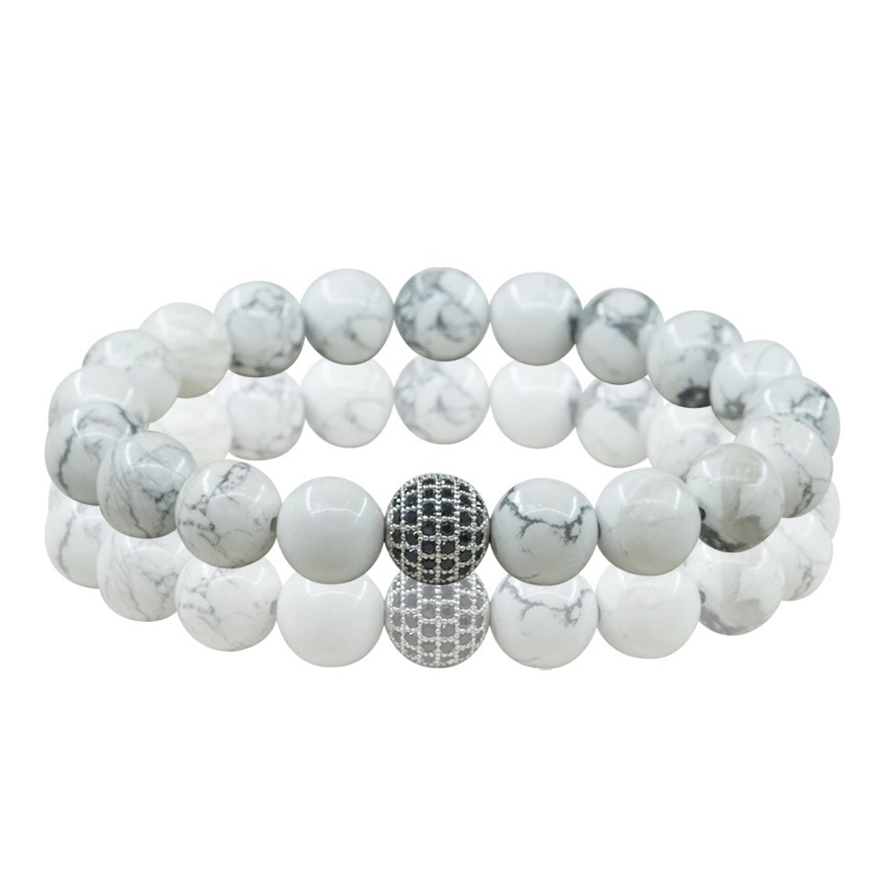 Howlite stone bracelet